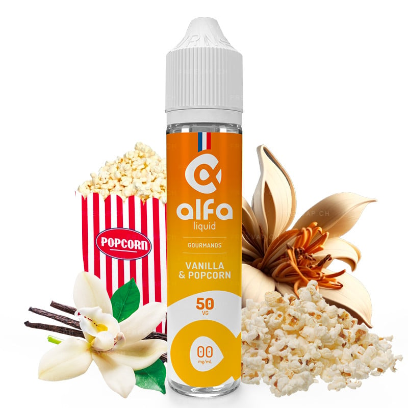 E-liquid Vanilla & Popcorn - Gourmets - Alfa | 50ml