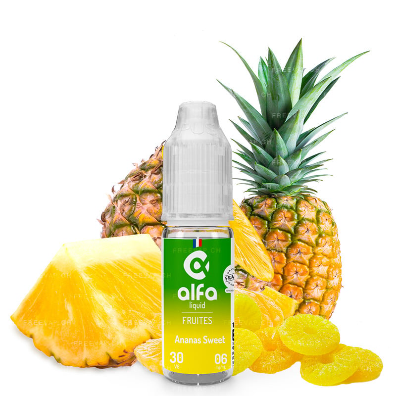 E-Liquid Ananas Sweet - Fruchtig - Alfa | 10 ml