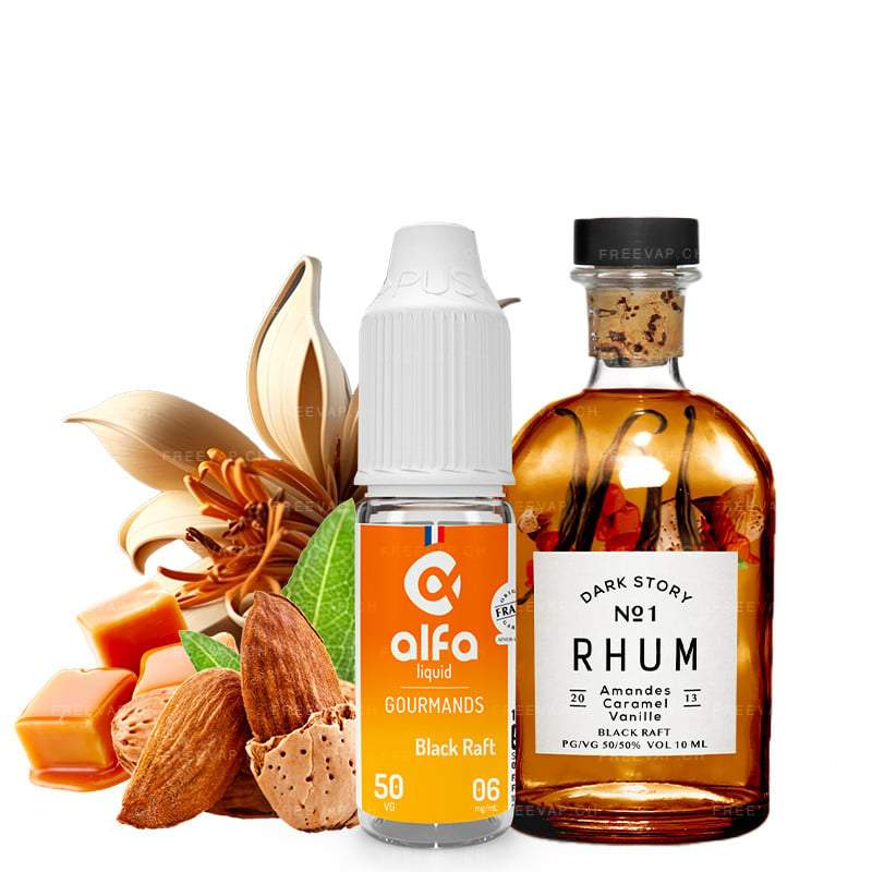 E-Liquid Black Raft - Gourmets - Alfa | 10 ml