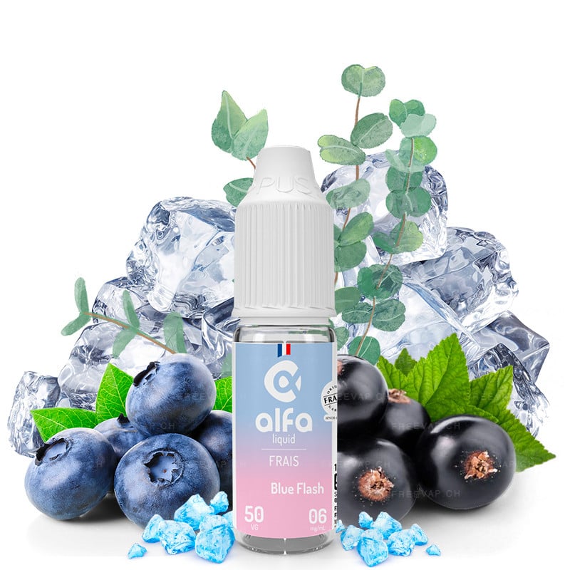 E-Liquid Blue Flash - Fresh - Alfa | 10 ml