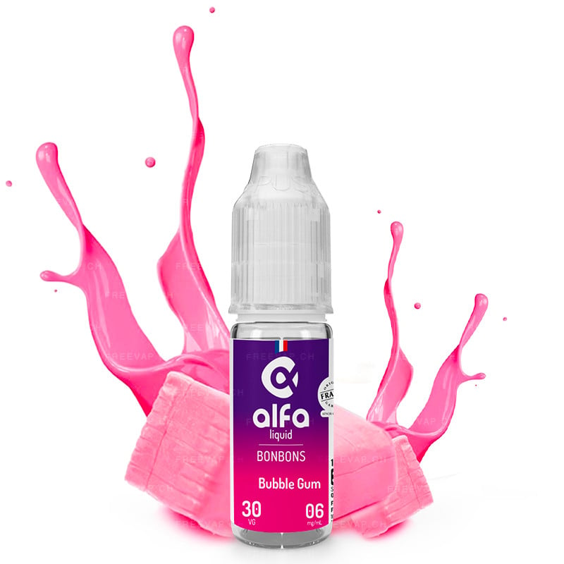 E-Liquid Bubble Gum - Bonbon - Alfa | 10 ml