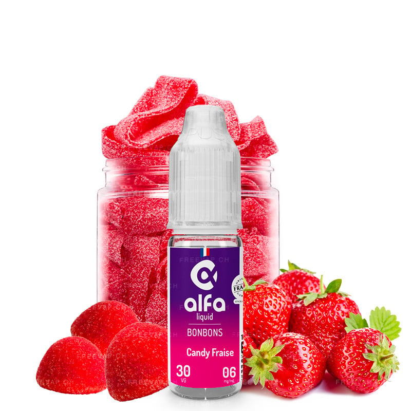 E-Liquid Candy Erdbeere - Bonbon - Alfa | 10 ml