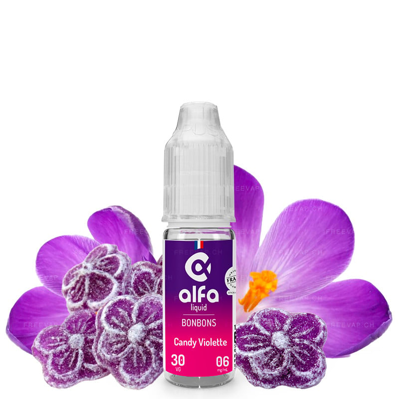 E-Liquid Candy Violette - Bonbon - Alfa | 10 ml