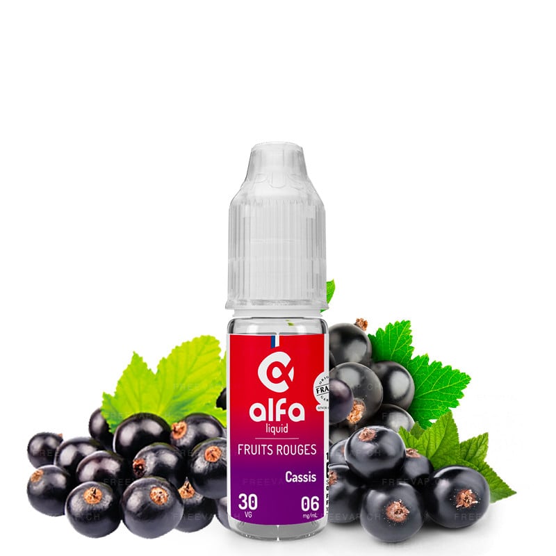 E-Liquid Blackcurrant - Red Fruits - Alfa | 10 ml