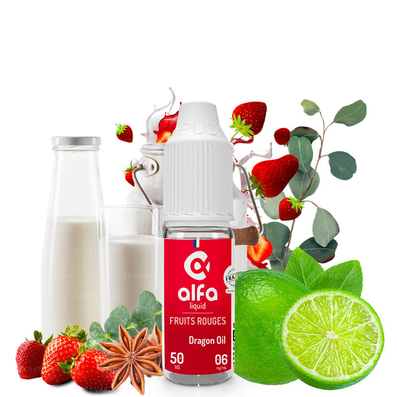 E-Liquid Dragon Oil - Red Fruits - Alfa | 10 ml