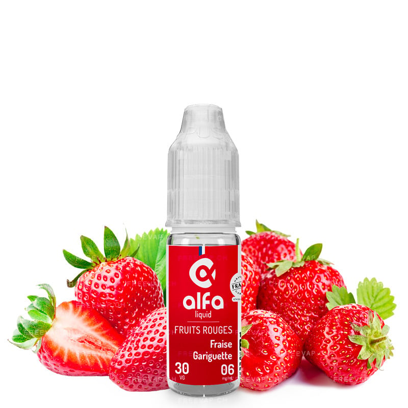 E-Liquid Erdbeere Gariguette - Rote Früchte - Alfa | 10 ml