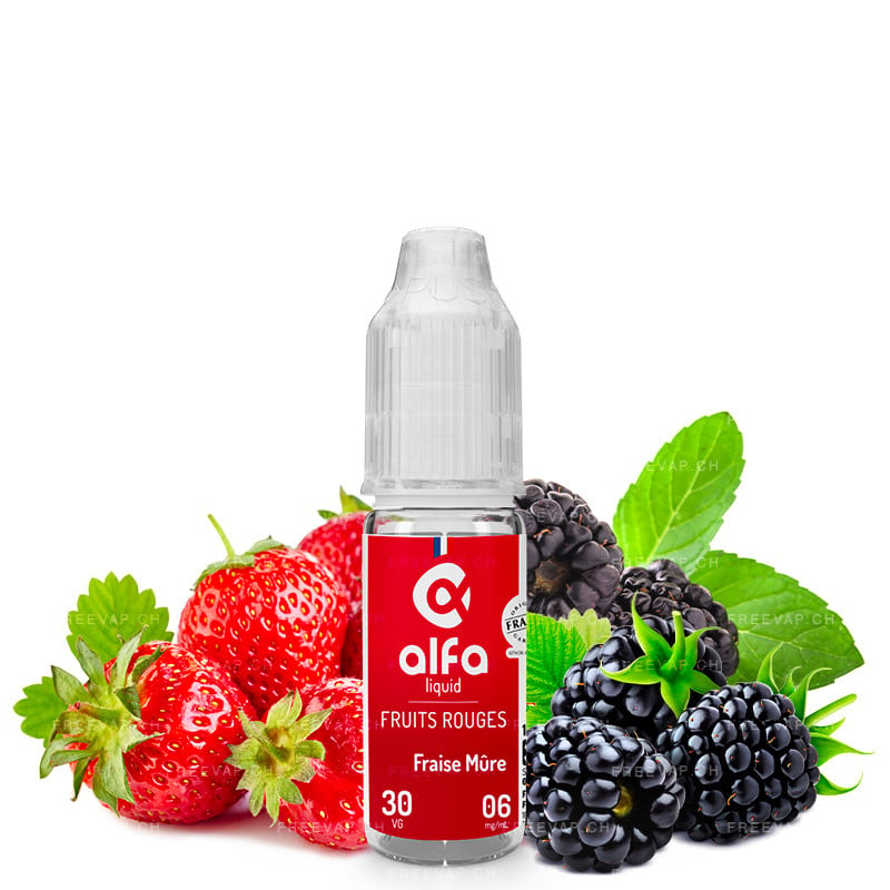 E-Liquid Erdbeere Brombeere - Rote Früchte - Alfa | 10 ml