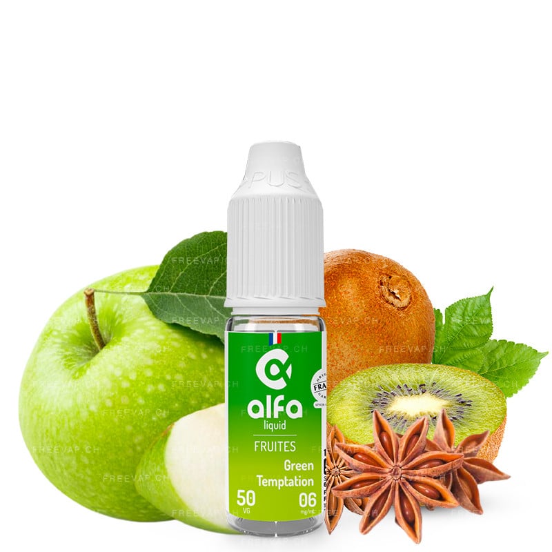 E-Liquid Green Temptation - Fruchtig - Alfa | 10 ml