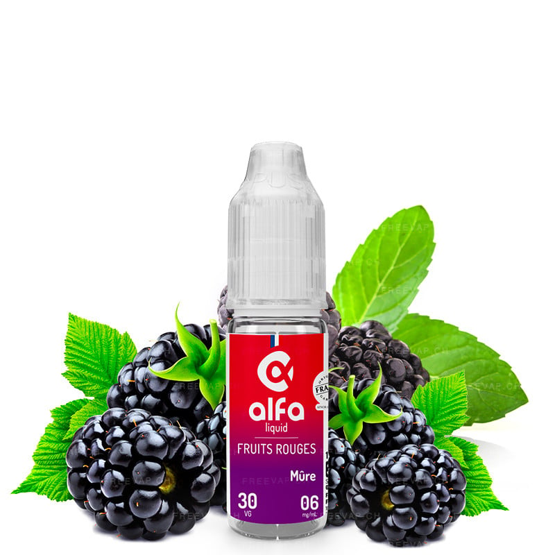 E-Liquid Blackberry - Red Fruits - Alfa | 10 ml