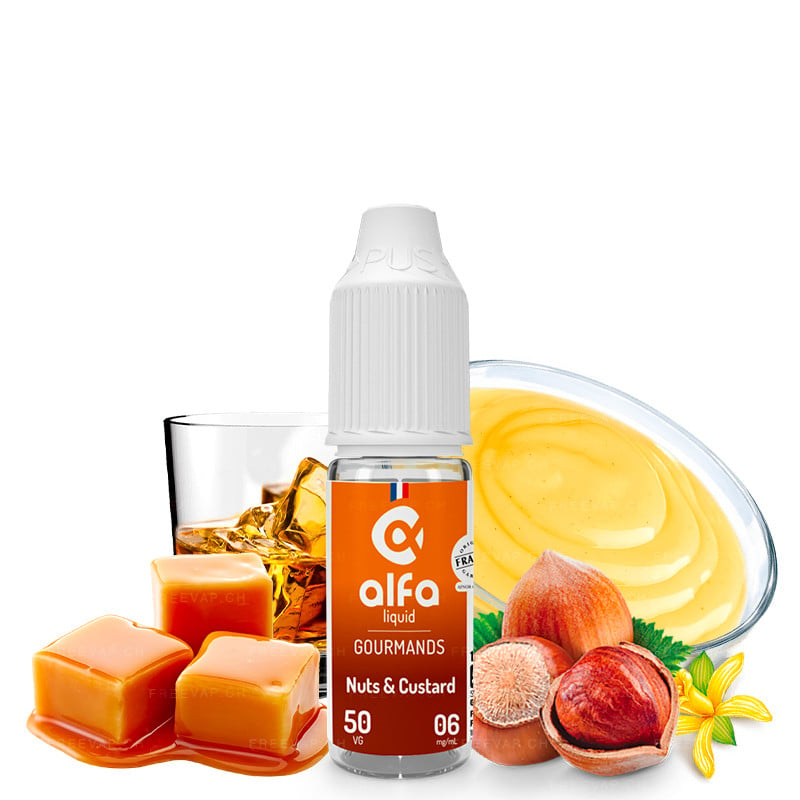 E-Liquid Nuts & Custard - Gourmets - Alfa | 10 ml