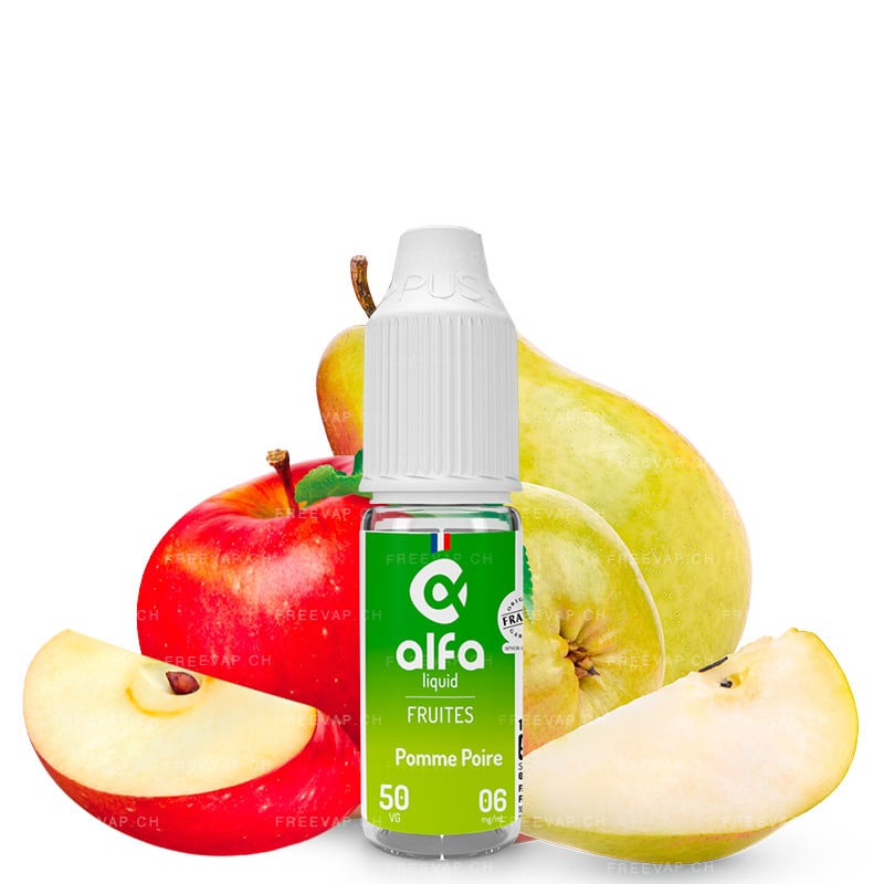 E-Liquide Pomme Poire - Fruités - Alfa | 10 ml