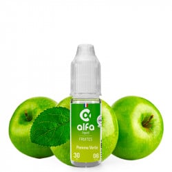 E-Liquid Green Apple - Fruity - Alfa | 10 ml