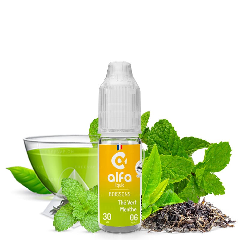 E-Liquid Grüner Tee Minze - Drinks - Alfa | 10 ml