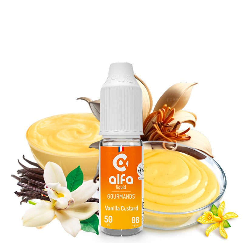 E-Liquid Vanilla Custard - Gourmets - Alfa | 10 ml