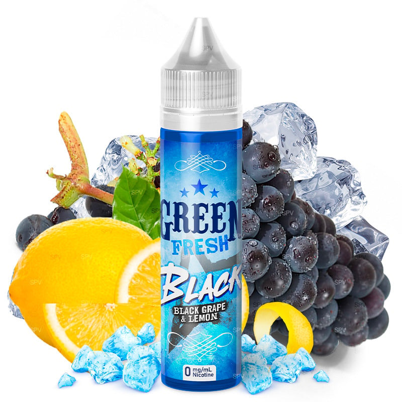 E-liquide 50 ml Black - Green Fresh By Green Vapes X Fruizee