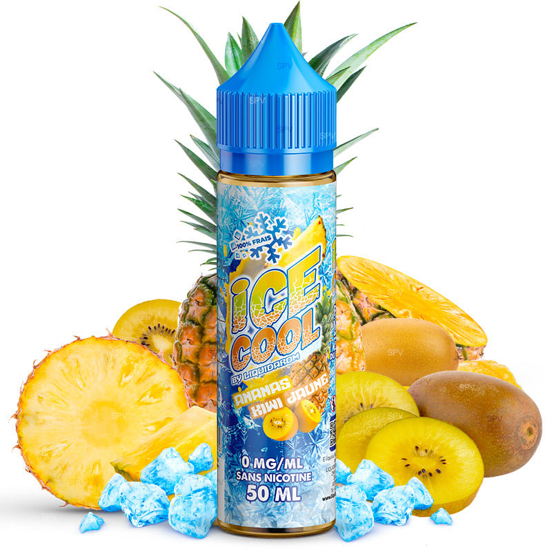 E-liquide Ananas Kiwi Jaune - Ice Cool 50 ml