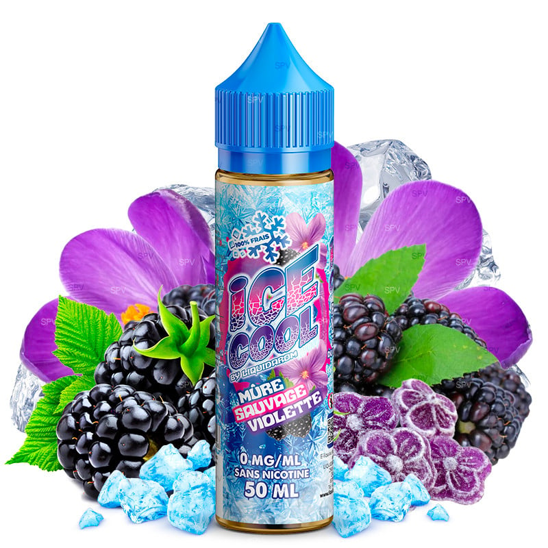 E-liquid Blackberries Violet - Ice cool 50 ml