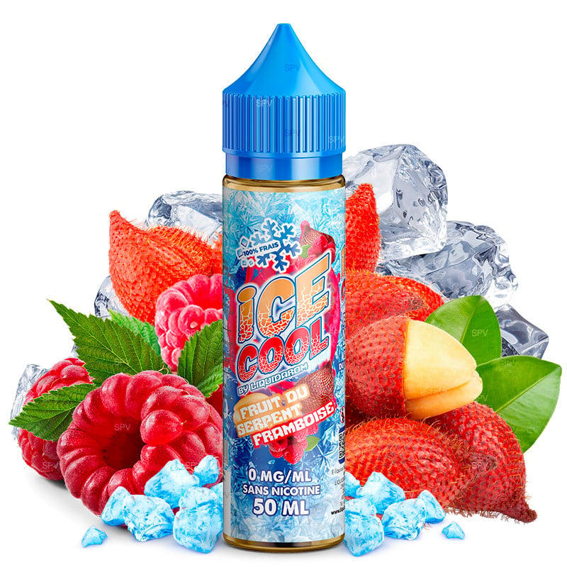 E-liquide fruit du serpent framboise - Ice Cool 50 ml