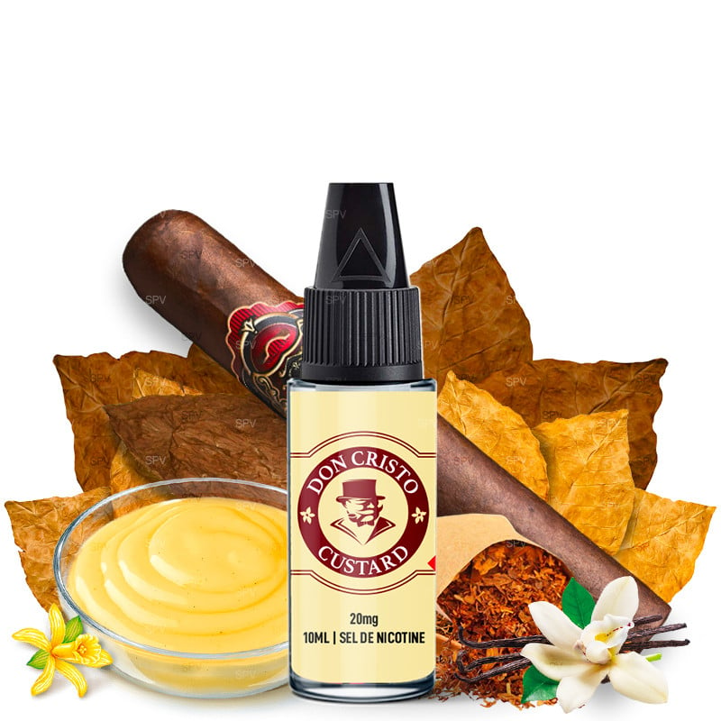 E-liquide sels de nicotine Don Cristo Custard 10 ml