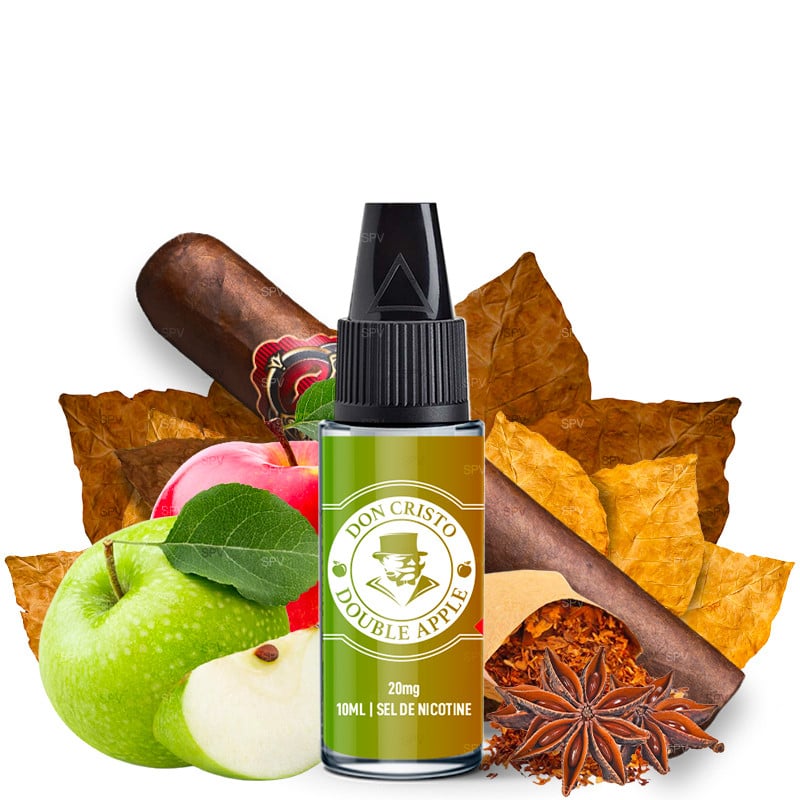 E-liquide sels de nicotine Don Cristo Double Apple 10 ml