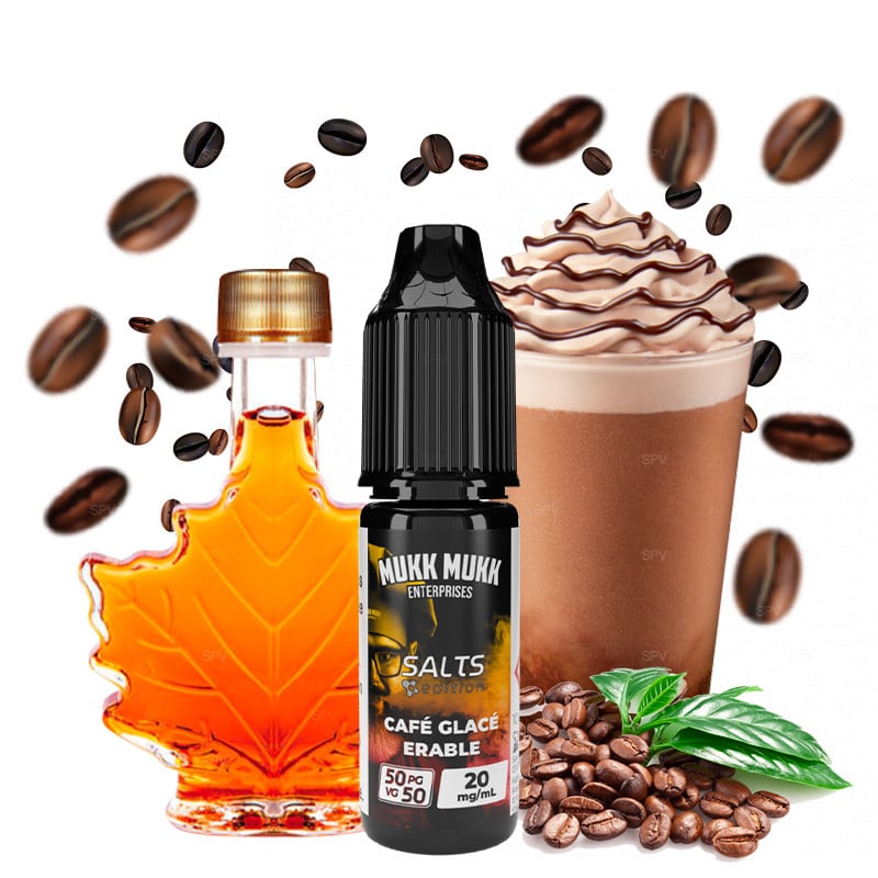 Café Glacé Erable - Mukk Mukk - Sels de nicotine - 10ml