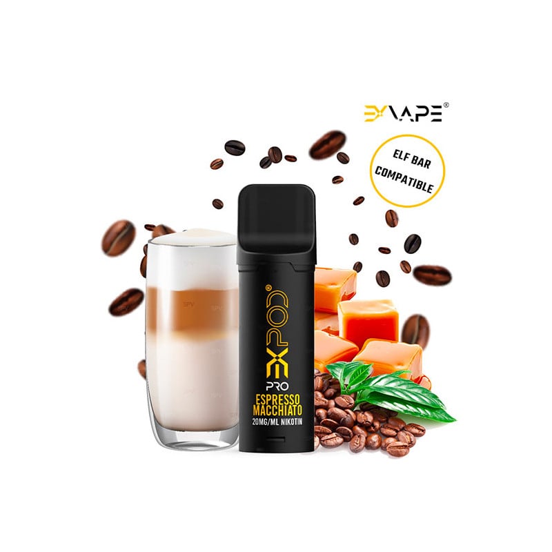 Cartouche Expod Pro - Gold Series - Espresso Macchiato - Exvape