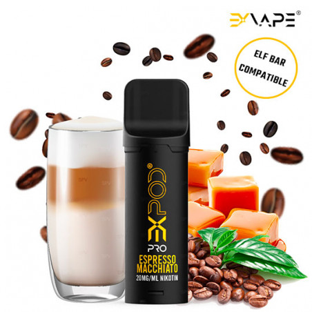 Cartridge Expod Pro - Gold Series - Espresso Macchiato - Exvape