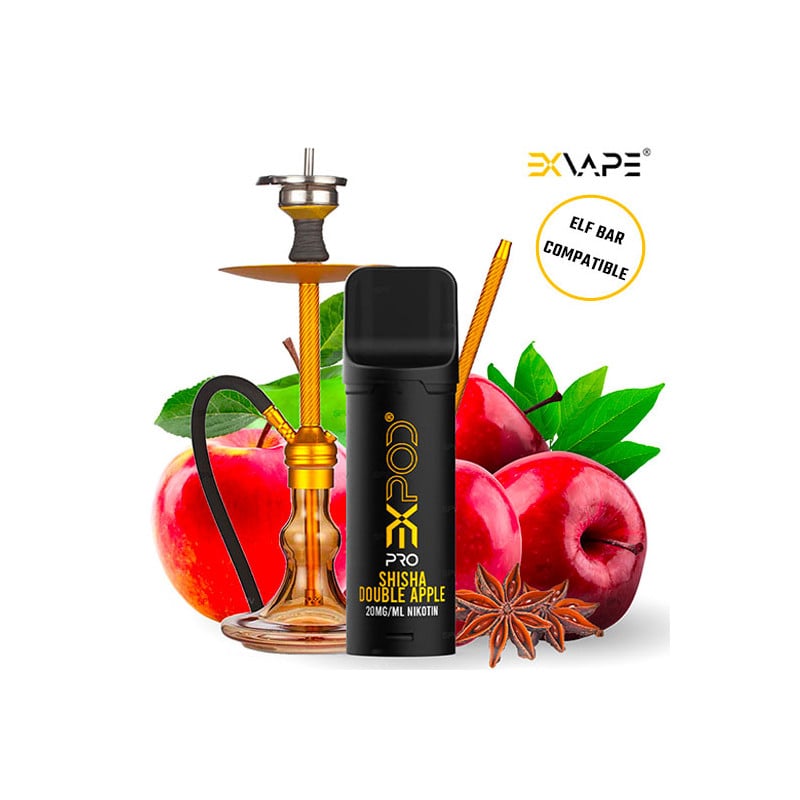 Cartouche Expod Pro - Gold Series - Shisha Double Apple