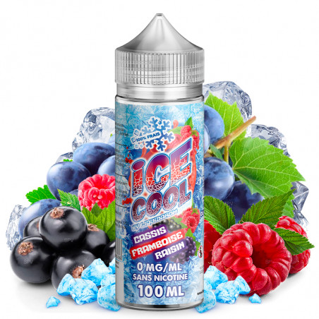 Cassis Framboise Raisin - Ice Cool by LiquidArom | 100 ml in 120 ml