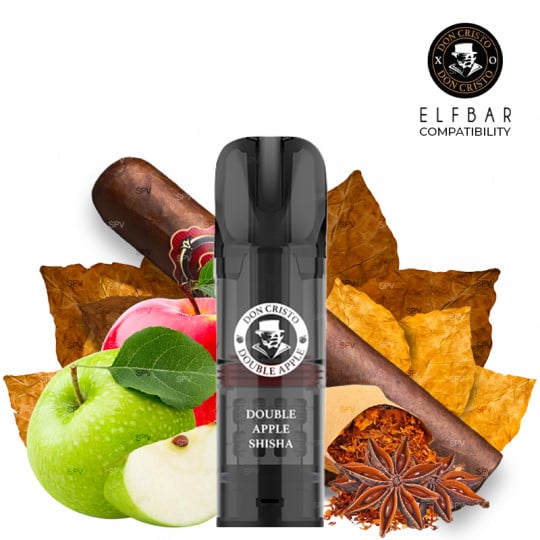 Cartouches Don Cristo Double Apple Shisha - PGVG Labs | Pack x2