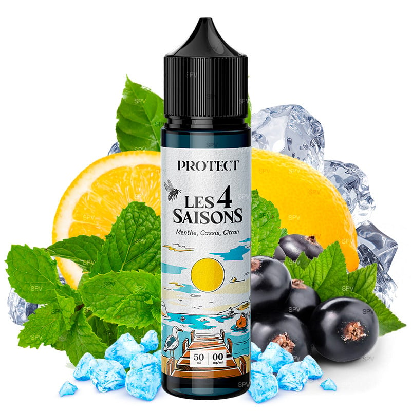 Shortfill E-Liquid Minze Cassis Zitrone - Les 4 Saisons by Protect