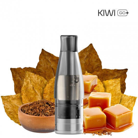 Pod-Kartuschen Kiwi GO PLUS - Caramel Tobacco - Kiwi Vapor | 2er Pack