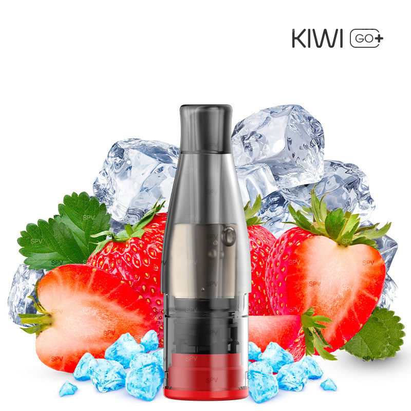 Cartouche Kiwi GO PLUS - Strawberry Ice - Kiwi Vapor