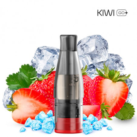 Cartouches Kiwi GO PLUS - Strawberry Ice - Kiwi Vapor | Pack x2