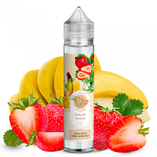 Banane Fraise - Le Petit Verger by Savourea | 50 ml "Shortfill 70 ml"