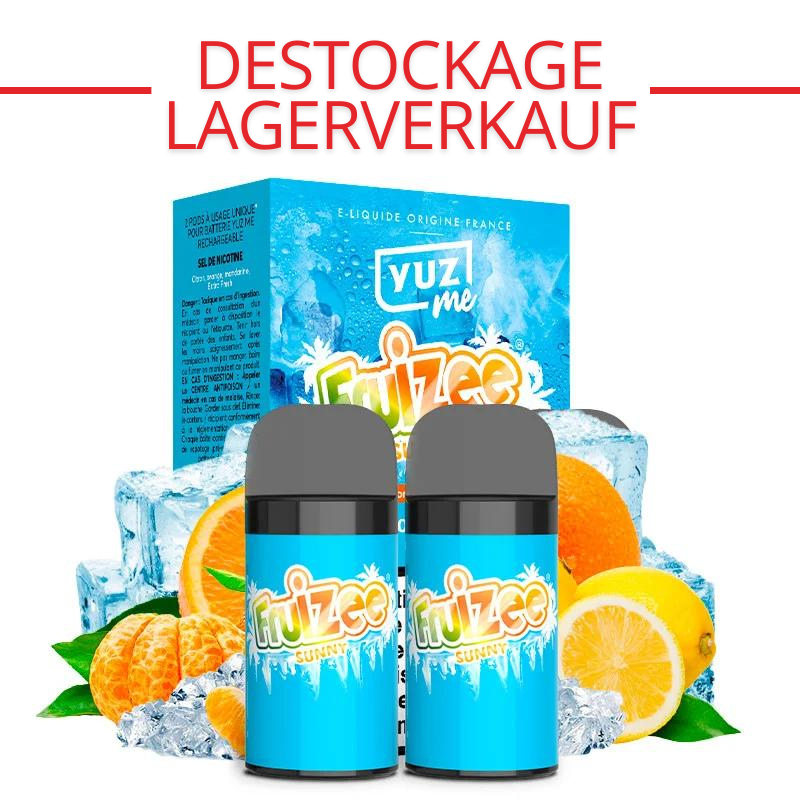 DESTOCKAGE : Cartouches Yuz Me - Sunny - Yuz by Eliquid France | Pack x2 - 0 mg