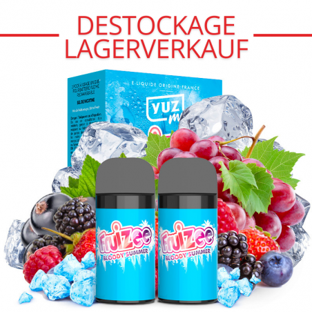 DESTOCKAGE : Cartouches Yuz Me - Bloody Summer - Yuz by Eliquid France | Pack x2 - 0 mg