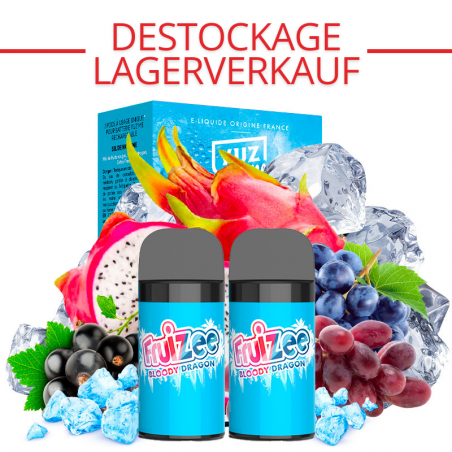 DESTOCKAGE : Cartouches Yuz Me - Bloody Dragon - Yuz by Eliquid France | Pack x2 - 0 mg