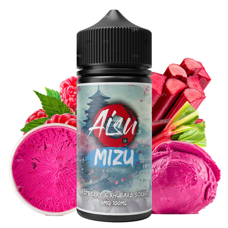 Raspberry & Rhubarb Sorbet - Aisu Mizu by Zap! Juice