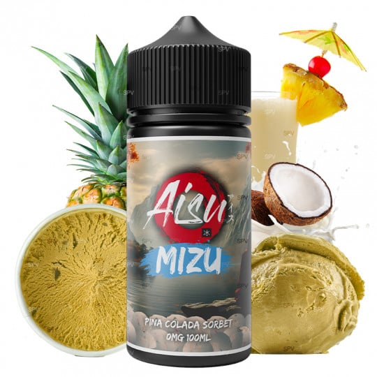 Pina Colada Sorbet - Aisu Mizu by Zap! Juice | 100 ml in 120 ml