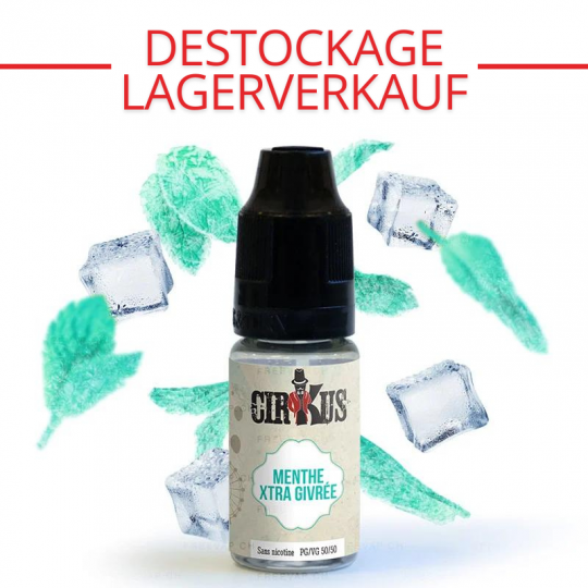 DESTOCKAGE : Menthe Xtra Givrée - CirKus Authentic - VDLV | 10ml - 12 mg