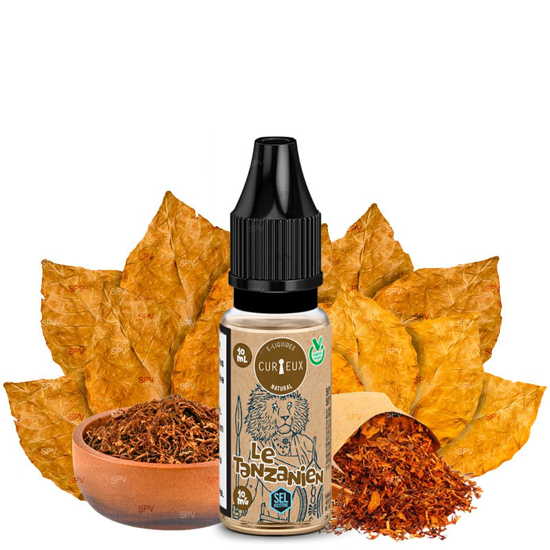 E-Liquid Tanzanien - Nikotinsalze - Édition Natural by Curieux