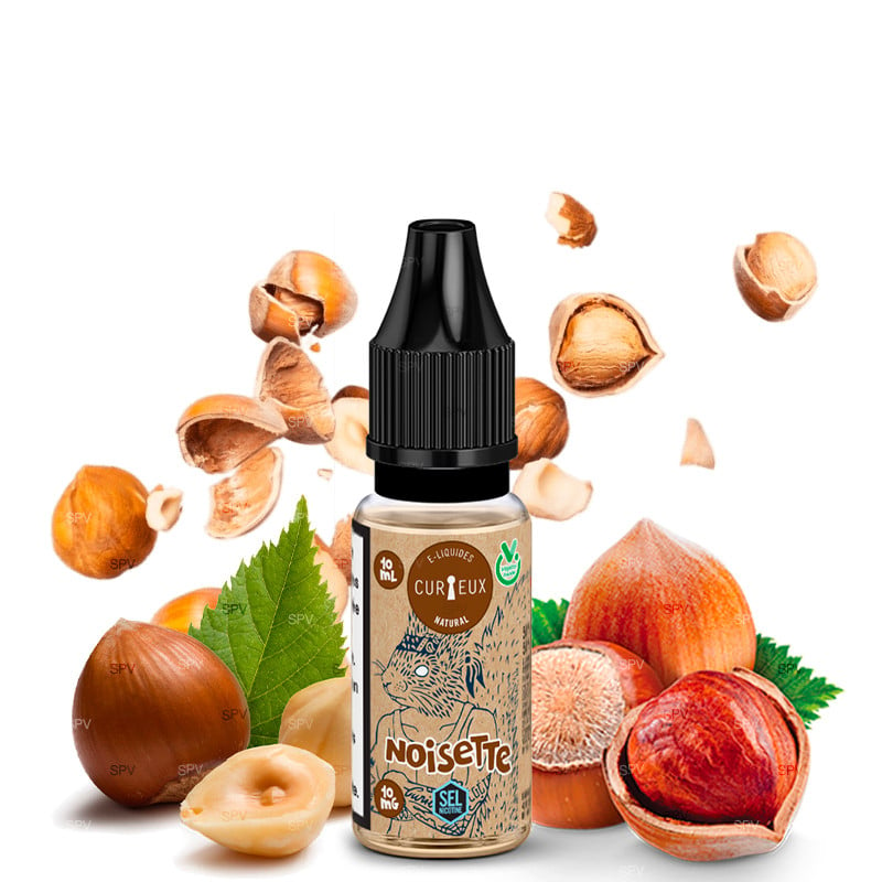 E-Liquid Haselnuss - Nikotinsalze - Édition Natural by Curieux