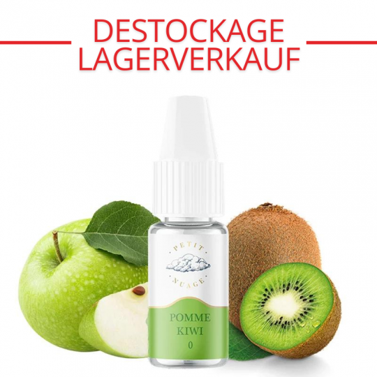 DESTOCKAGE : Pomme Kiwi - Petit Nuage | 10 ml - 11 mg