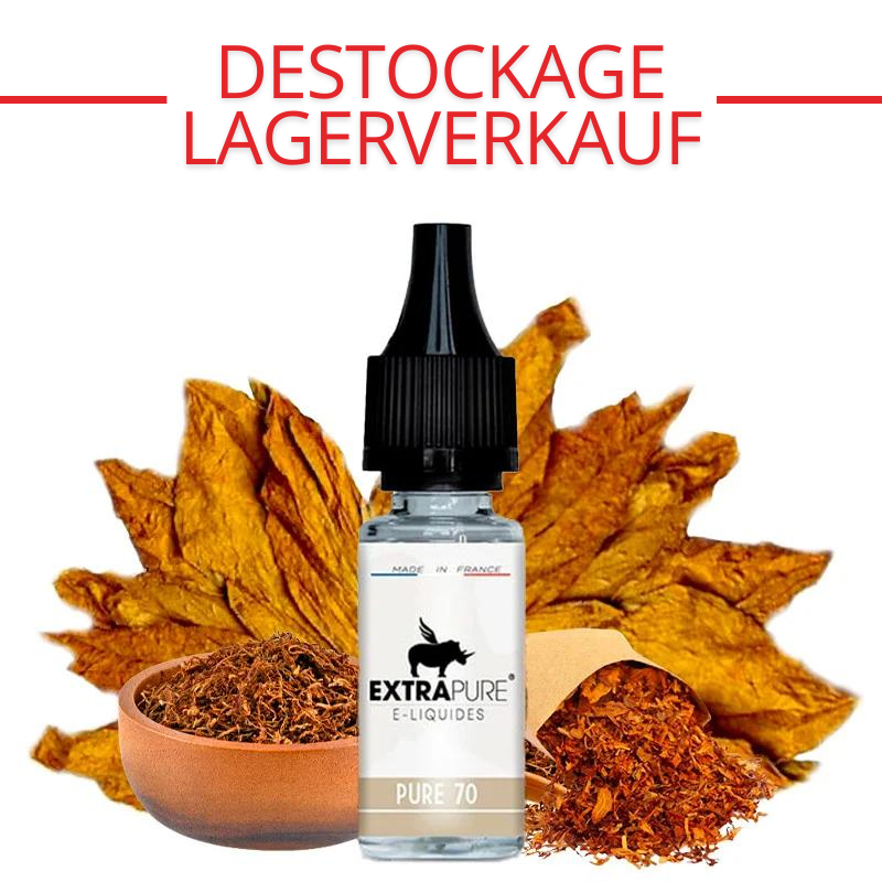 LAGERVERKAUF : Pure 70 - Extrapure | 10 ml - 0 mg