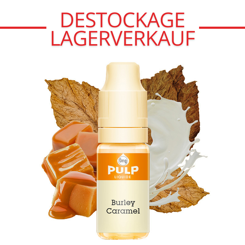 DESTOCKAGE : Burley Caramel - Pulp | 10ml - 0 mg