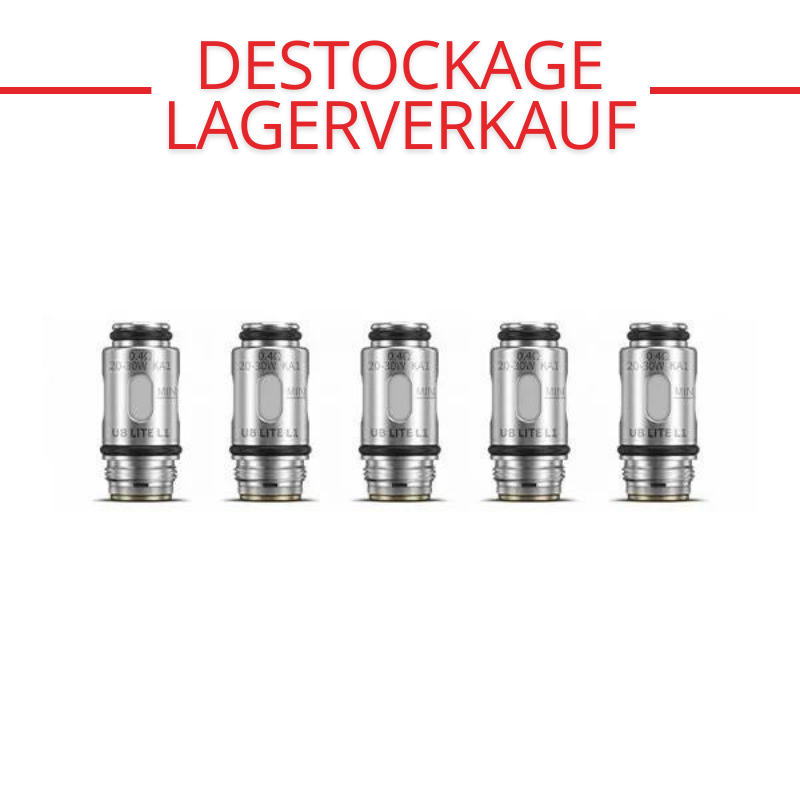 LAGERVERKAUF : Verdampferköpfe UB Lite - Lost Vape | 5er-Pack - 1.4 ohm