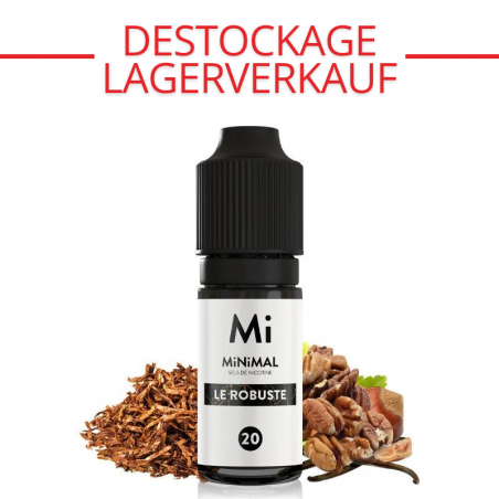 CLEARANCE : Le Robuste - Nicotine salts - Minimal by The Fuu | 10ml - 20 mg