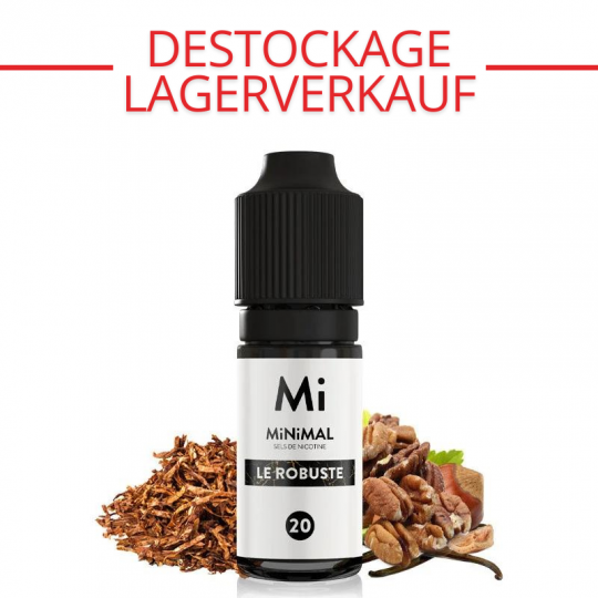 DESTOCKAGE : Le Robuste - Sels de nicotine - Minimal by The Fuu | 10ml - 20 mg