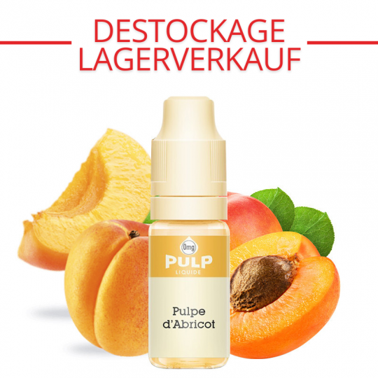 LAGERVERKAUF : Aprikose - Pulp | 10ml - 3 mg